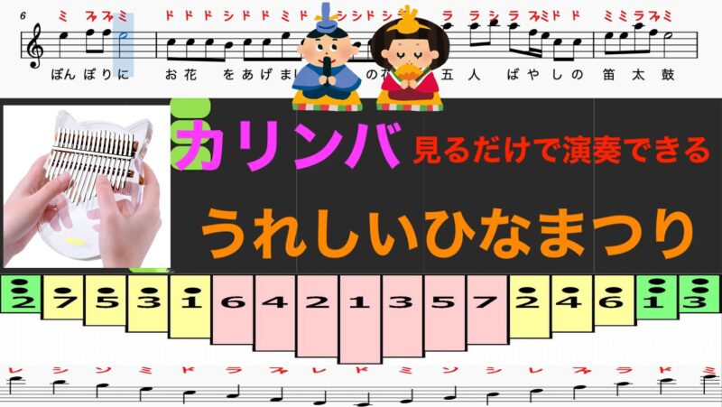 カリンバ　うれしいひなまつり